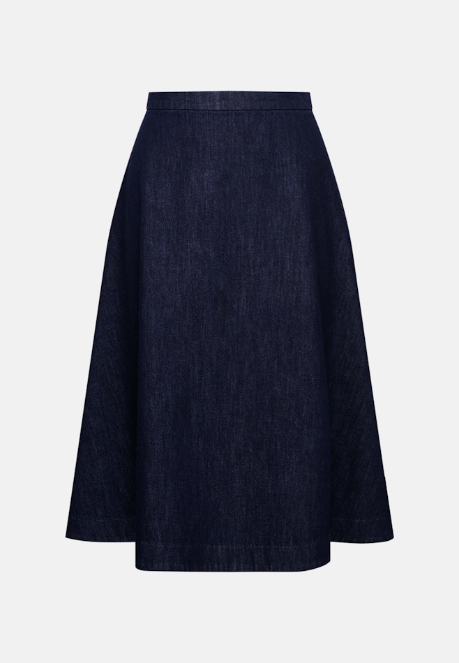 Ausgestellter Rock, Dark Denim in Dunkelblau | Seidensticker Onlineshop