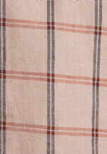 Regular Chemise en lin carreaux in Beige |  Seidensticker Onlineshop