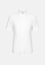 Slim Leinenhemd Uni in Weiß |  Seidensticker Onlineshop