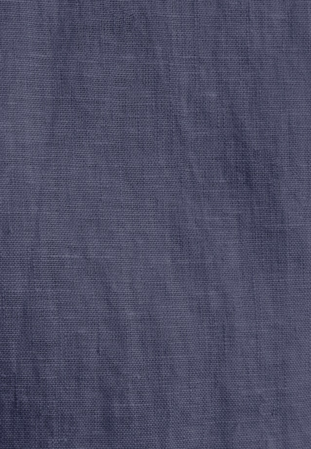 Slim Linen shirt Uni in Dunkelblau |  Seidensticker Onlineshop