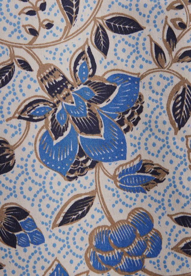 Satiniertes Kleid mit Rüschendetails und Bindeband in Weiß |  Seidensticker Onlineshop