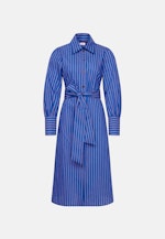 Hemdblusenkleid mit Gürtel in Mittelblau |  Seidensticker Onlineshop