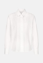 Stickerei Hemdbluse mit tiefer Passe in Weiß |  Seidensticker Onlineshop