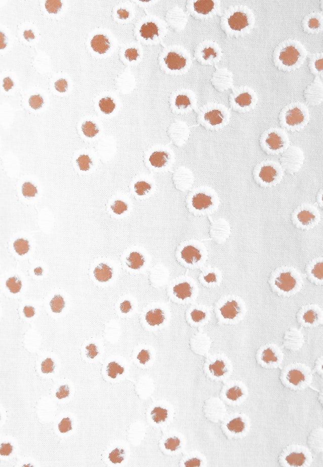 Stickerei Shirt mit Glockenärmeln in Weiß |  Seidensticker Onlineshop