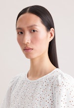 Stickerei Shirt mit Glockenärmeln in Weiß |  Seidensticker Onlineshop