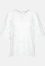 Stickerei Shirt mit Glockenärmeln in Weiß |  Seidensticker Onlineshop