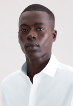 Shaped Business Hemd Struktur in Weiß |  Seidensticker Onlineshop