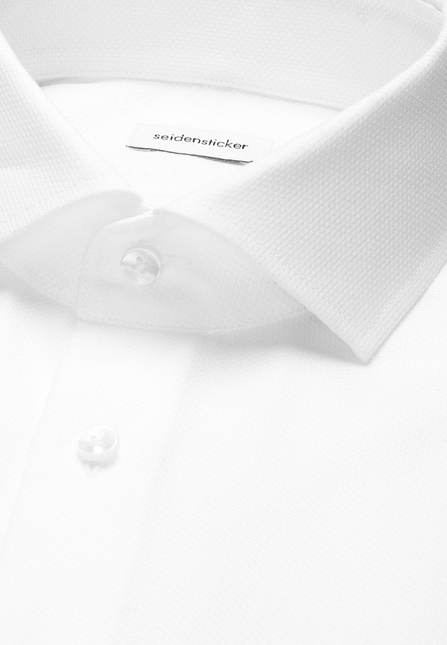 Shaped Business Hemd Struktur in Weiß |  Seidensticker Onlineshop