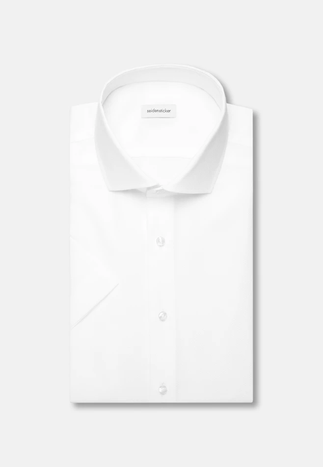 Shaped Business Hemd Struktur in Weiß | Seidensticker Onlineshop