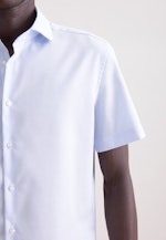 Shaped Business Hemd Struktur in Mittelblau |  Seidensticker Onlineshop