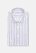 Regular Business shirt Stripes in Mittelblau |  Seidensticker Onlineshop