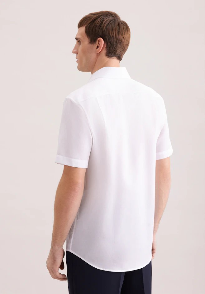 Regular Chemise d'affaires Structure dans Blanc | Boutique en ligne Seidensticker