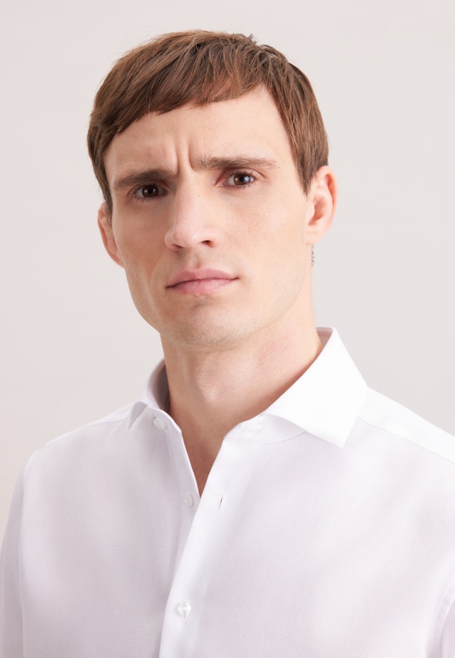 Regular Business Hemd Struktur in Weiß |  Seidensticker Onlineshop