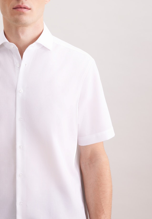 Regular Business Hemd Struktur in Weiß |  Seidensticker Onlineshop