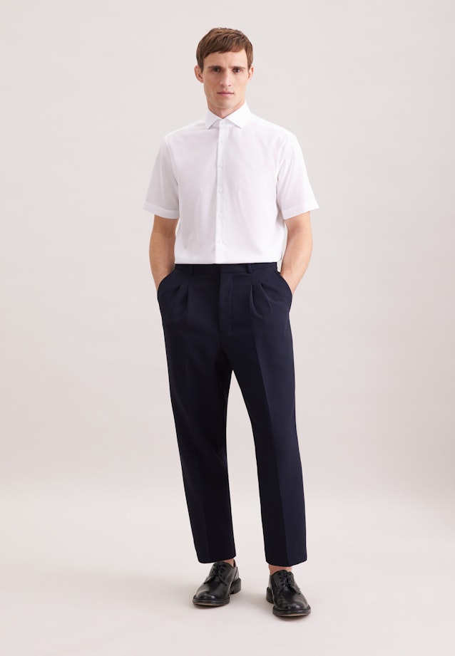 Regular Business Hemd Struktur in Weiß |  Seidensticker Onlineshop