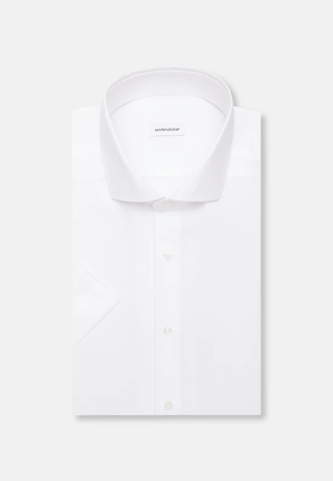 Regular Chemise d'affaires Structure dans Blanc | Boutique en ligne Seidensticker