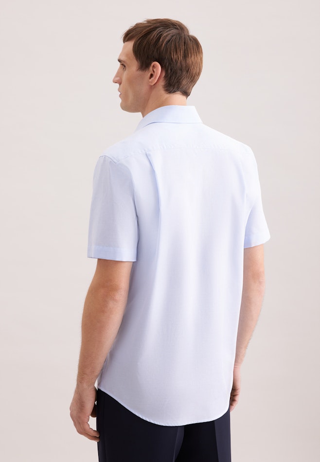 Regular Business shirt Structure in Mittelblau | Seidensticker online shop