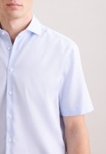 Regular Business Hemd Struktur in Mittelblau |  Seidensticker Onlineshop