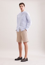 Slim Chemise en lin Rayures in Bleu Moyen |  Seidensticker Onlineshop