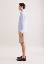 Slim Chemise en lin Rayures in Bleu Moyen |  Seidensticker Onlineshop