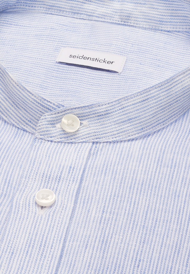 Slim Chemise en lin Rayures in Bleu Moyen |  Seidensticker Onlineshop