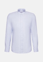 Slim Chemise en lin Rayures in Bleu Moyen |  Seidensticker Onlineshop