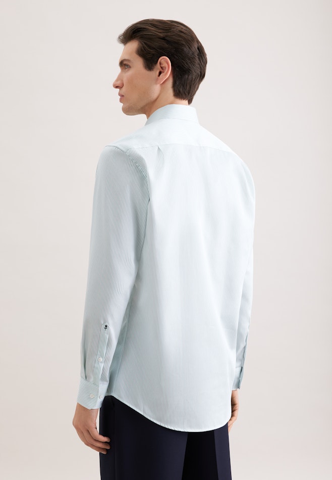 Regular Chemise d'affaires Rayures dans Vert | Boutique en ligne Seidensticker