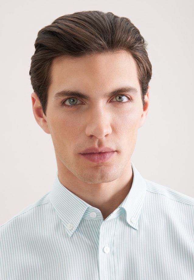 Regular Chemise d'affaires Rayures in Vert |  Seidensticker Onlineshop