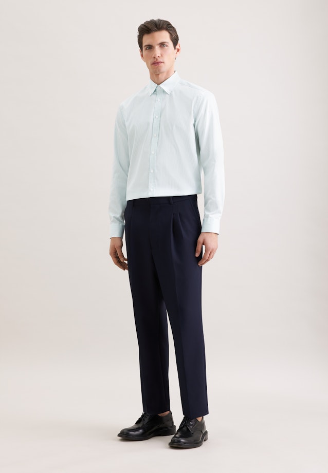 Regular Chemise d'affaires Rayures in Vert |  Seidensticker Onlineshop