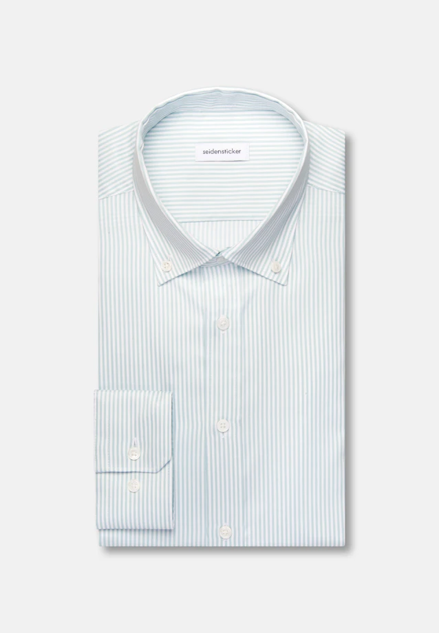 Regular Business Hemd Gestreift in Grün |  Seidensticker Onlineshop