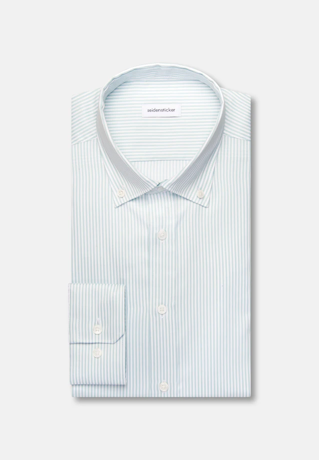 Regular Business Hemd Gestreift in Grün |  Seidensticker Onlineshop