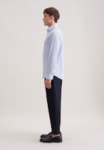 Slim Casual Hemd Gestreift in Hellblau |  Seidensticker Onlineshop