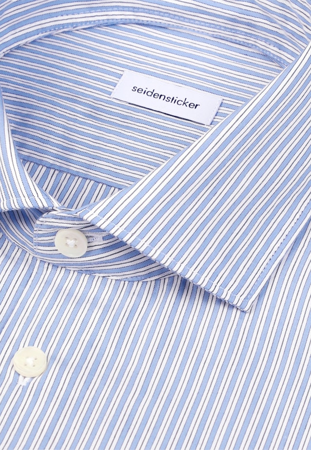 Slim Casual Hemd Gestreift in Hellblau |  Seidensticker Onlineshop