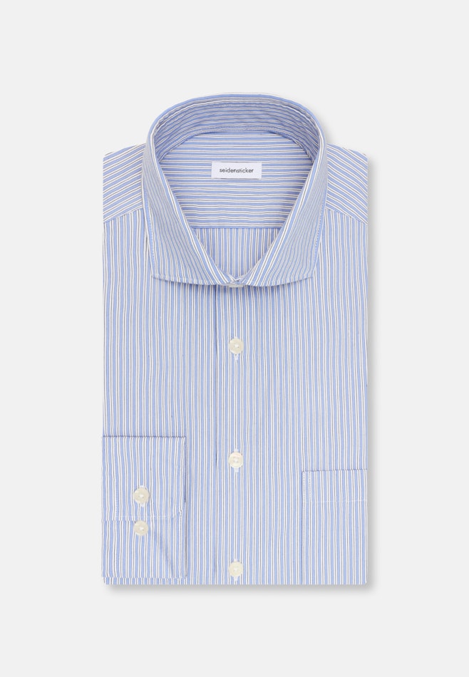Slim Casual Hemd Gestreift in Hellblau | Seidensticker Onlineshop