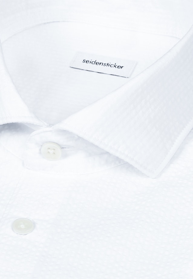Regular Casual Hemd Uni in Weiß |  Seidensticker Onlineshop