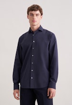 Regular Casual Hemd Uni in Dunkelblau |  Seidensticker Onlineshop