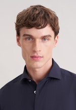 Regular Casual Hemd Uni in Dunkelblau |  Seidensticker Onlineshop