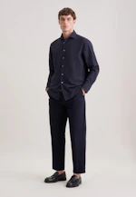 Regular Casual Hemd Uni in Dunkelblau |  Seidensticker Onlineshop
