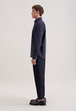 Regular Casual Hemd Uni in Dunkelblau |  Seidensticker Onlineshop