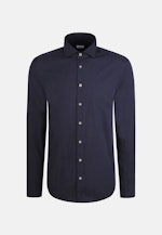 Regular Chemise décontractée Uni in Bleu Foncé |  Seidensticker Onlineshop
