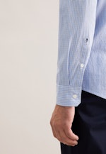 Slim Casual Hemd Karo in Hellblau |  Seidensticker Onlineshop