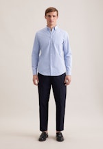 Slim Casual Hemd Karo in Hellblau |  Seidensticker Onlineshop