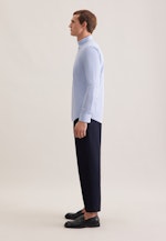 Slim Casual Hemd Karo in Hellblau |  Seidensticker Onlineshop