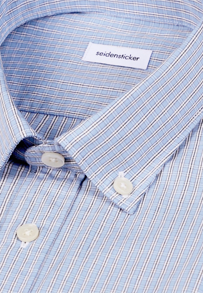 Slim Casual Hemd Karo in Hellblau | Seidensticker Onlineshop
