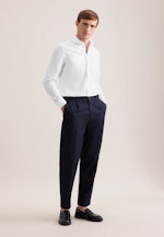 Slim Casual Hemd Uni in Weiß |  Seidensticker Onlineshop