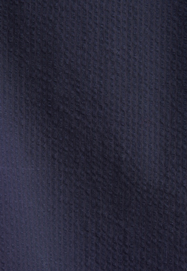 Slim Chemise décontractée Uni in Bleu Foncé |  Seidensticker Onlineshop