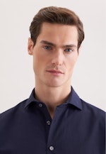 Slim Chemise décontractée Uni in Bleu Foncé |  Seidensticker Onlineshop