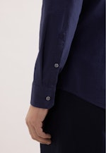 Slim Chemise décontractée Uni in Bleu Foncé |  Seidensticker Onlineshop