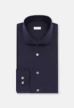 Slim Chemise décontractée Uni in Bleu Foncé |  Seidensticker Onlineshop