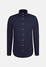 Slim Chemise décontractée Uni in Bleu Foncé |  Seidensticker Onlineshop